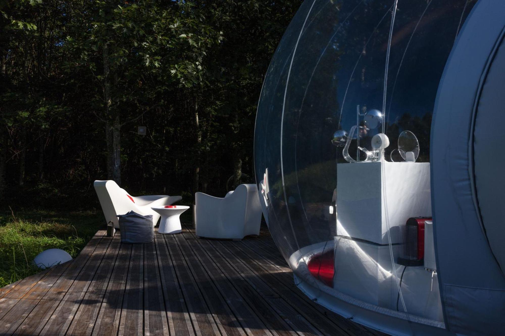 L Ost In Sensations -Hebergements Insolites Et Suites De Luxe Spa Sauna Piscine Foret Marcenais Dış mekan fotoğraf